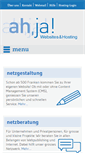 Mobile Screenshot of ahja.ch